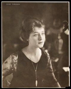 Portrett av Elsie Ferguson, ca. 1914 (sølv gelatintrykk)